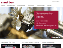 Tablet Screenshot of melter.de